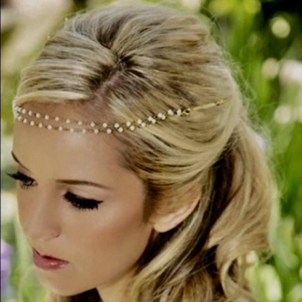 New! Pearl Hair Jewelry